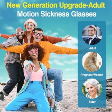 Hion Travel Sickness Relief Glasses for Adults