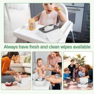 Flenpptly Wipes Dispensing Case - Easy, Stylish & Effective