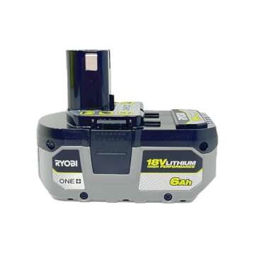 Ryobi P193 18V Lithium Ion Battery with Fuel Gauge
