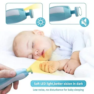 Safe Baby Electric Nail File and Care Kit for All Ages