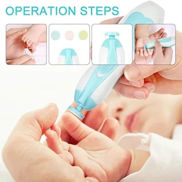 Safe Baby Electric Nail File and Care Kit for All Ages
