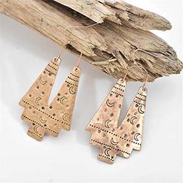 Coadipress Vintage Boho Ethnic Dangle Earrings for Women