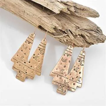 Coadipress Vintage Boho Ethnic Dangle Earrings for Women