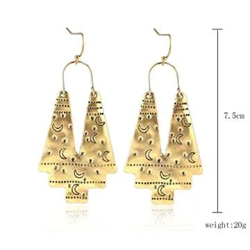 Coadipress Vintage Boho Ethnic Dangle Earrings for Women