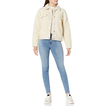 Goodthreads Women's Cozy Relaxed Fit Sherpa Jacket