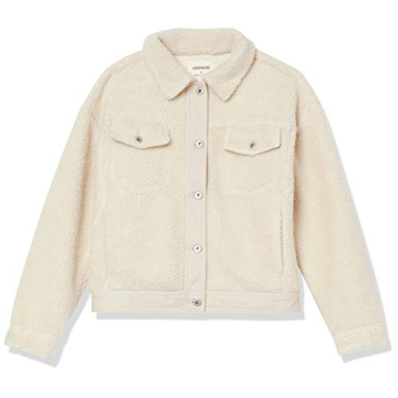 Goodthreads Women's Cozy Relaxed Fit Sherpa Jacket