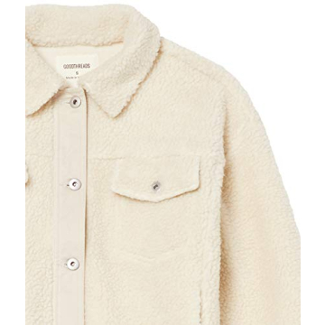 Goodthreads Women's Cozy Relaxed Fit Sherpa Jacket