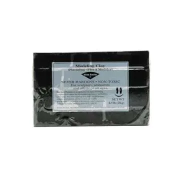 Plastalina Modeling Clay Black - Ideal for Artists