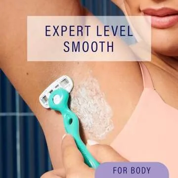 Schick Hydro Silk Sensitive Women's Razor Blade Refills, 4 Count | 5-Blade Razors for Women Sensitive Skin | Womens Razor Refills for Sensitive Skin