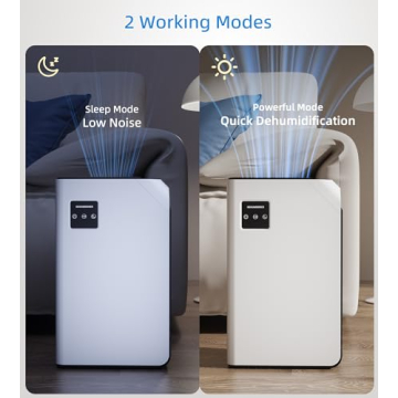 Portable Dehumidifier for Home – 88 oz Capacity, Quiet