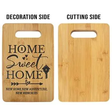 Stylish Bamboo Cutting Board Gift for New Homeowners