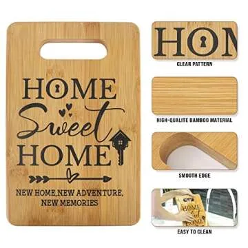 Stylish Bamboo Cutting Board Gift for New Homeowners
