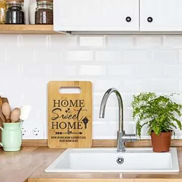 Stylish Bamboo Cutting Board Gift for New Homeowners
