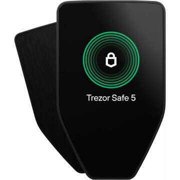 Trezor Safe 5 - Secure Touchscreen Crypto Wallet with Haptic Feedback