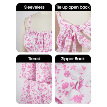 Fisoew Women's Floral Maxi Dresses for Summer Style