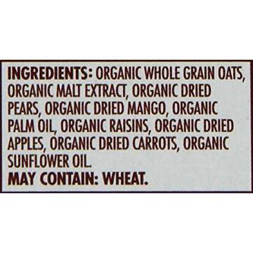 Ella's Kitchen Mangoes + Carrots Nibbly Fingers Whole Grain Oat Finger Bars, 4.4 oz