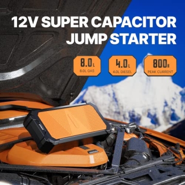 Autowit Super Capacitor Jump Starter: Safe, Reliable & Portable
