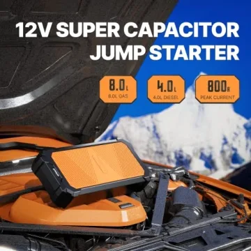 Autowit Super Capacitor Jump Starter: Safe, Reliable & Portable