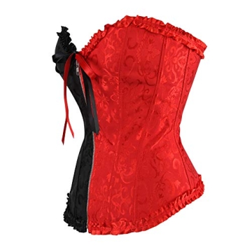 Zhitunemi Women's Vintage Lace Up Corset Bustier for Costumes