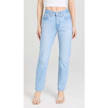 Levi's Women's Premium 501 Original Fit Jeans, 100% Cotton