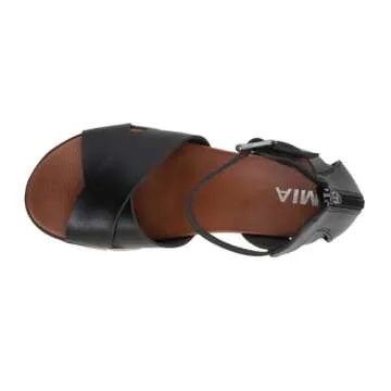 Stylish MIA Lauri Black Wedges for All-Day Comfort