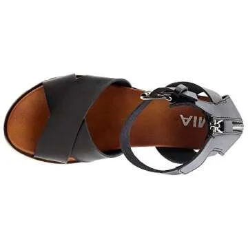 Stylish MIA Lauri Black Wedges for All-Day Comfort