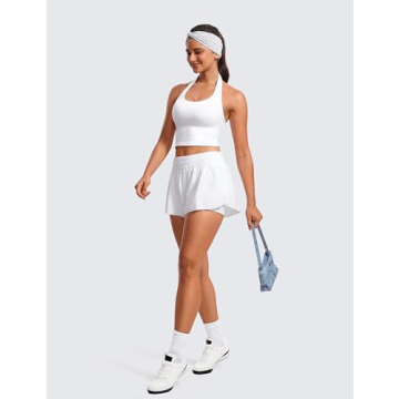 CRZ YOGA Women's Butterluxe Stylish Sports Bra