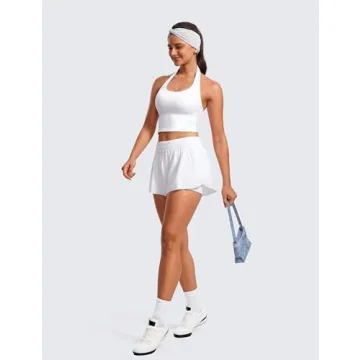 CRZ YOGA Women's Butterluxe Stylish Sports Bra