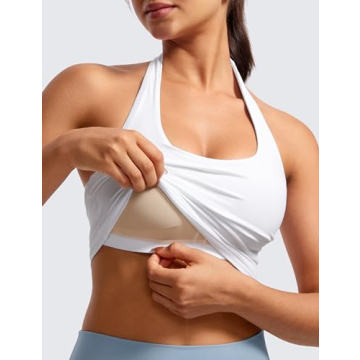 CRZ YOGA Women's Butterluxe Stylish Sports Bra