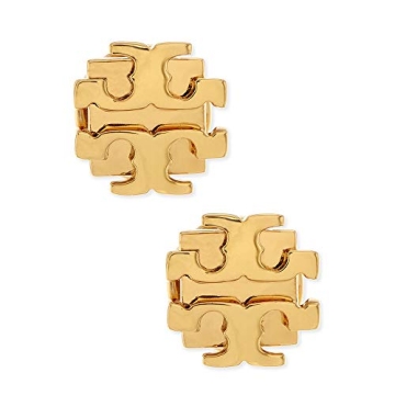 Tory Burch Gold Small T Logo Stud Earrings for Sale