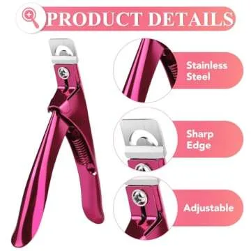 False Nail Clippers with Magnets for Perfect Nail Art