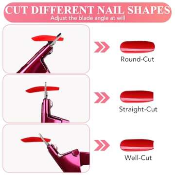 False Nail Clippers with Magnets for Perfect Nail Art