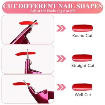 False Nail Clippers with Magnets for Perfect Nail Art