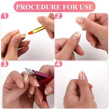 False Nail Clippers with Magnets for Perfect Nail Art