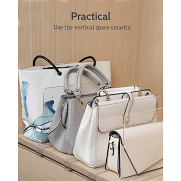 ZORCOR Clear Acrylic Shelf Dividers for Efficient Organization