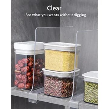 ZORCOR Clear Acrylic Shelf Dividers for Efficient Organization