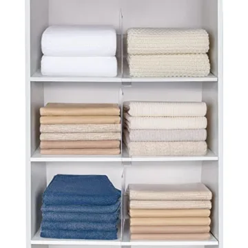 ZORCOR Clear Acrylic Shelf Dividers for Efficient Organization