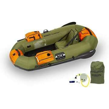 Sea Eagle PF7K PackFish Inflatable Boat Deluxe Fishing Package - Ultimate Water Adventure