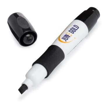 June Gold 39 Assorted Colored Dry Erase Whiteboard Markers, 13 Unique Colors, Chisel Tip, Low Odor, Comfortable Grip & Vivid Lines