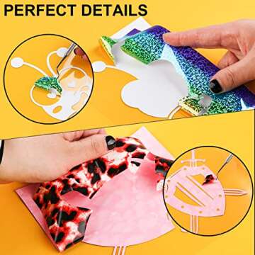 CAREGY HTV Heat Transfer Vinyl Bundle: 90 Pack 12" x 10" Iron on Vinyl for T-Shirt, 53 Assorted Colors for All Cutter Machine or Heat Press Machine