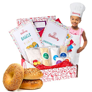 Baketivity Kids Baking Set - Fun Baking Kit with Pre-Measured Ingredients and Accessories for Young ...