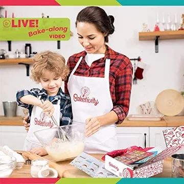 Baketivity Kids Baking Set for Creative Young Chefs