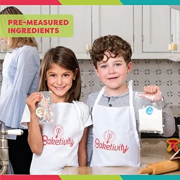 Baketivity Kids Baking Set for Creative Young Chefs