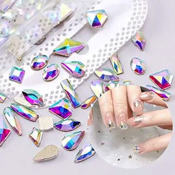 1848 pcs Crystal Nail Art Set - Stunning Gems for All