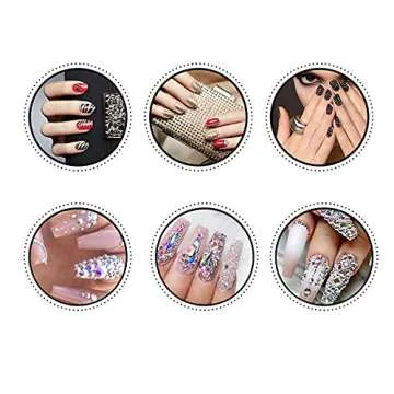 1848 pcs Crystal Nail Art Set - Stunning Gems for All