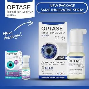 Optase Comfort Dry Eye Spray - Preservative Free Hydration