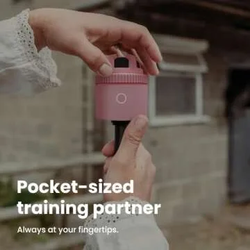 Pivo Equestrian Lite Pack Auto Horse, Face and Body Tracking, Ai-Powered 360° Rotation Smartphone Holder, Equine Coaching, Auto Zoom Handsfree Photo & Video Recording - Pink