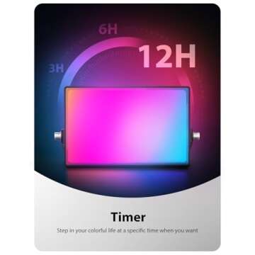 Onforu 2 Pack LED RGBW Flood Lights Outdoor 500W Equiv, 2700K Warm White 50W Dimmable Million Color Changing Floodlight Waterproof with Remote, DIY Stage Lights Uplighting Indoor for Party