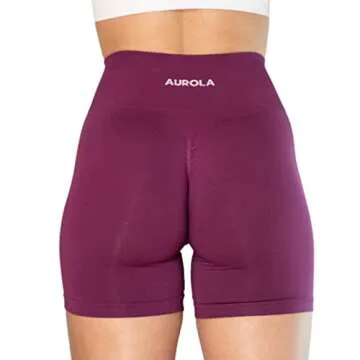 AUROLA Intensify Workout Shorts for Women Seamless Scrunch Short Gym Yoga Running Sport Active Exerc...