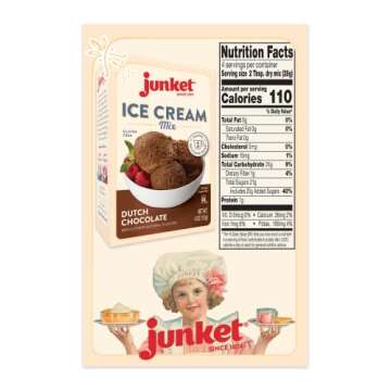 Junket Ice Cream Mix Dutch Chocolate, 4 Ounce